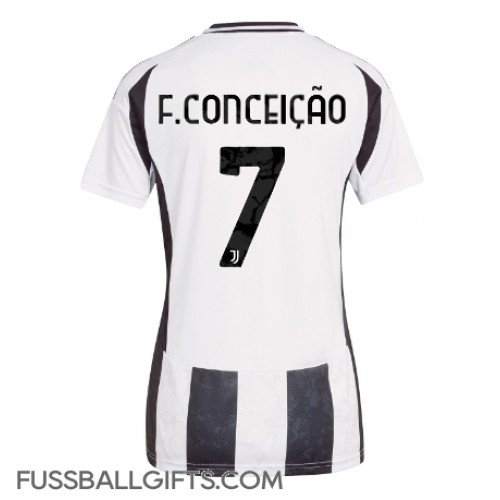 Juventus Francisco Conceicao #7 Fußballbekleidung Heimtrikot Damen 2024-25 Kurzarm